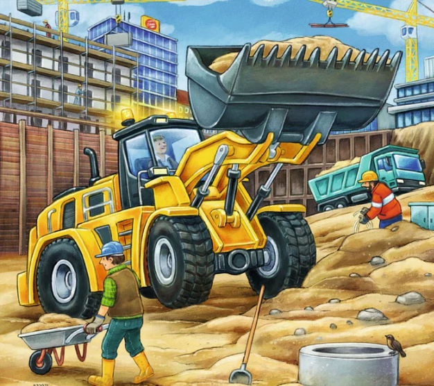 Ravensburger Large Construction Vehicles 3x49pc