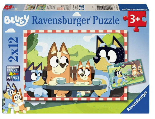 Ravensburger Bluey Family Time Puzzle 2x12pc