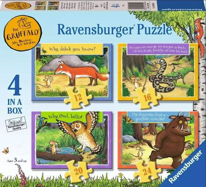 Ravensburger The Gruffalo Puzzle 12/16/20/24pc