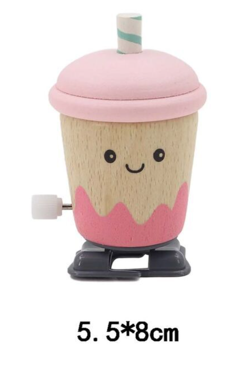 Kaper Kidz Wooden Wind Up Walking Drink