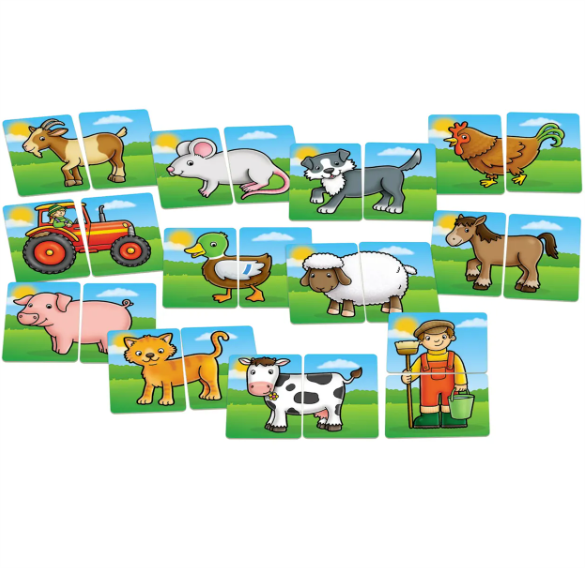 Orchard Toys Farmyard Heads and Tails Board Game