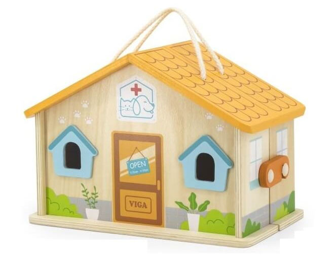 Viga Toys Pet Vet Hospital Pretend Play