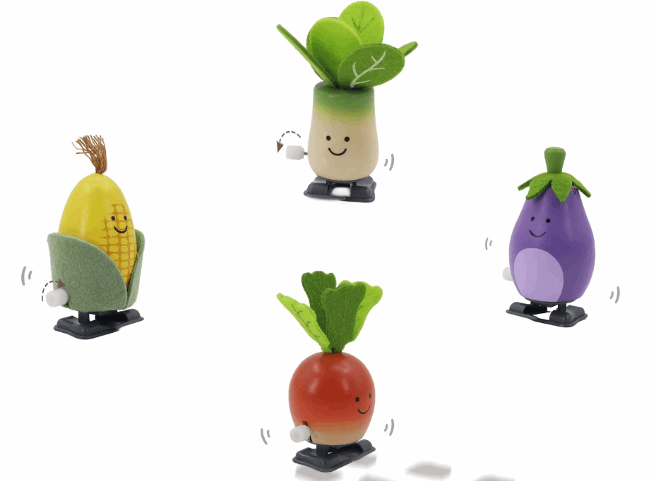 Kaper Kidz Wooden Wind Up Veggie