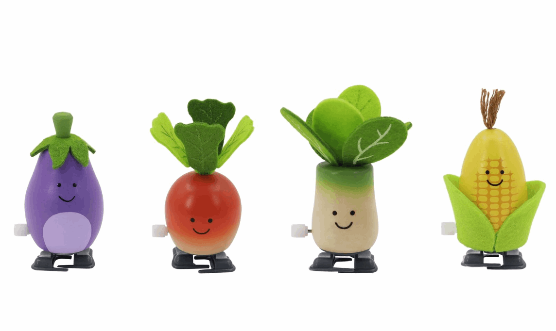 Kaper Kidz Wooden Wind Up Veggie