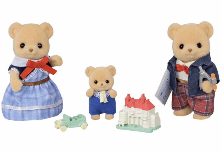 Sylvanian Families Biscuit Bear Family