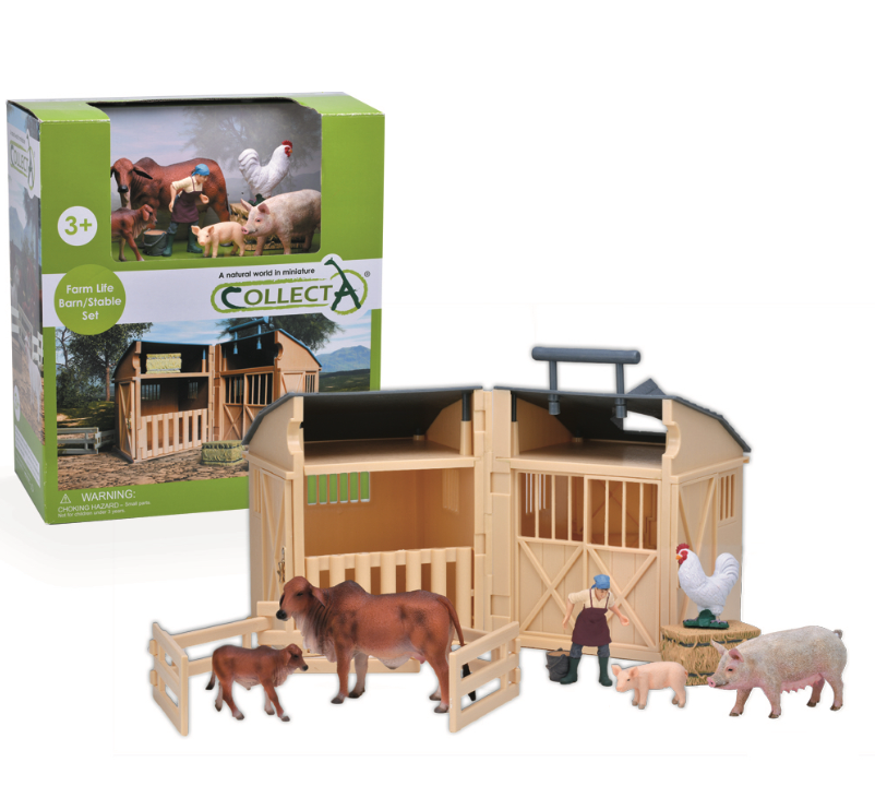 Collecta Barn/Stable with Farms & Accs