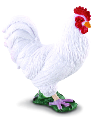 Collecta Cockerel White Figure