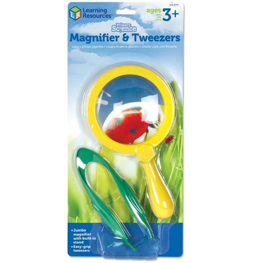 Learning Resources Primary Science Magnifier and Tweezers