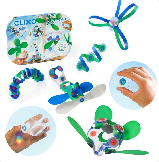 Clixo Windows Pack ( ex Grip & Stick) 24pc magnetic toy