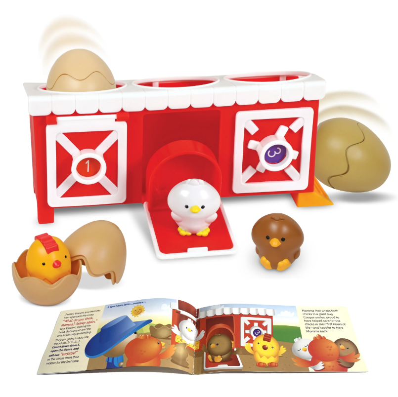 Learning Resources Peeksville Hide & Cheep Chicken Coop