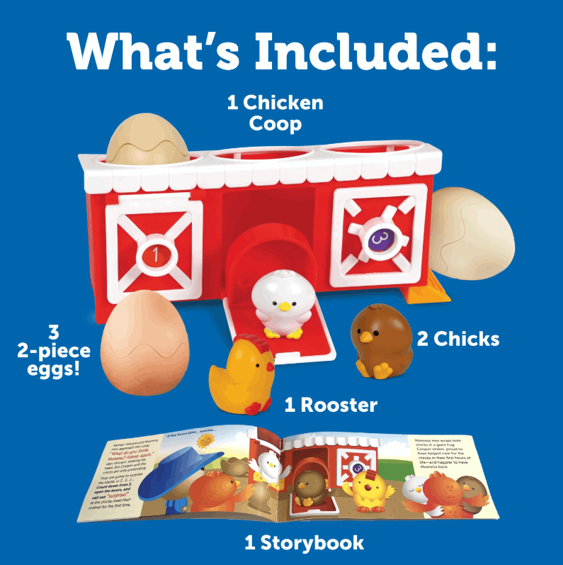 Learning Resources Peeksville Hide & Cheep Chicken Coop