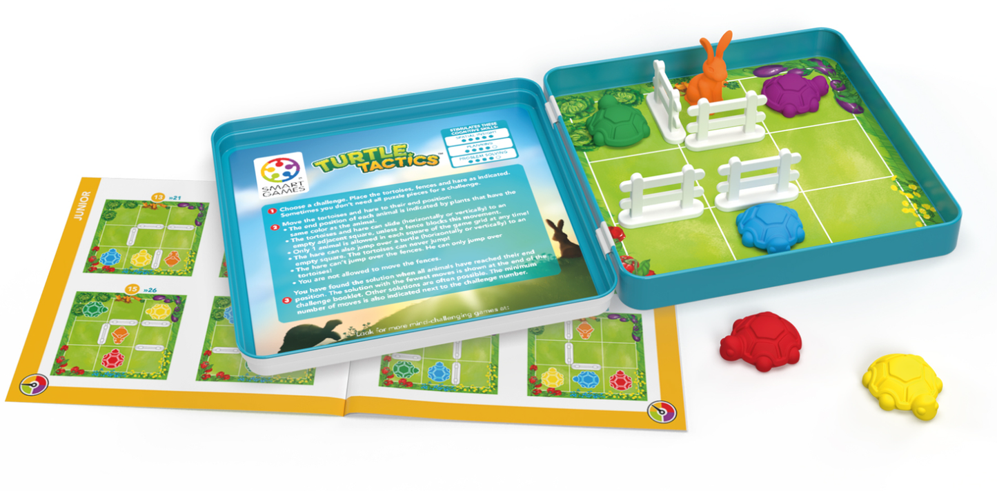 Smart Games Turtle Tactics Magnetic Travel Game Board Game