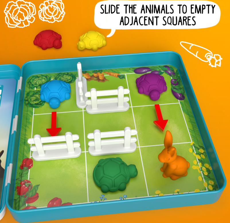 Smart Games Turtle Tactics Magnetic Travel Game Board Game