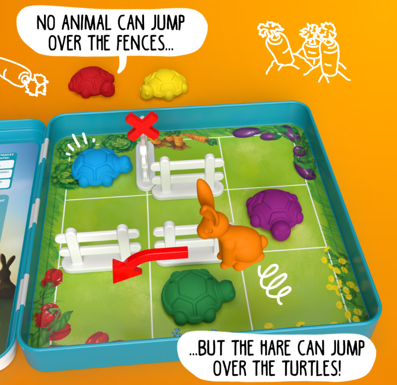 Smart Games Turtle Tactics Magnetic Travel Game Board Game