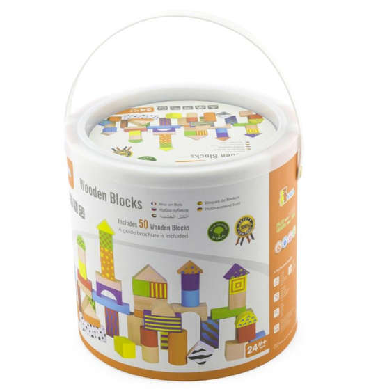 Viga Wooden Blocks 50pc