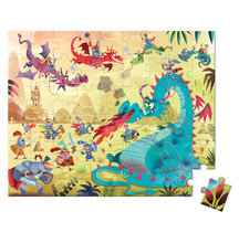 Load image into Gallery viewer, Janod Dragon Puzzle 54pc
