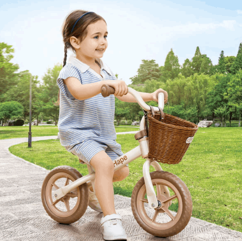 Hape Joyful Ride Balance Bike with Basket