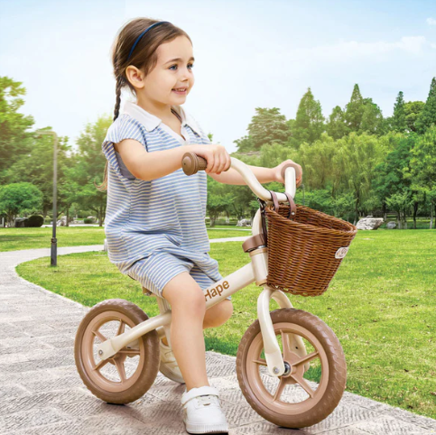 Hape Joyful Ride Balance Bike with Basket