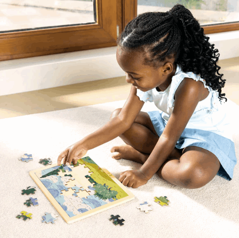 Hape Van Gogh Cypresses Puzzle 49pc