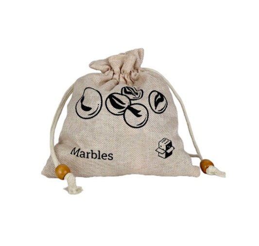 Let's Play Games Bag of Marbles 100pc