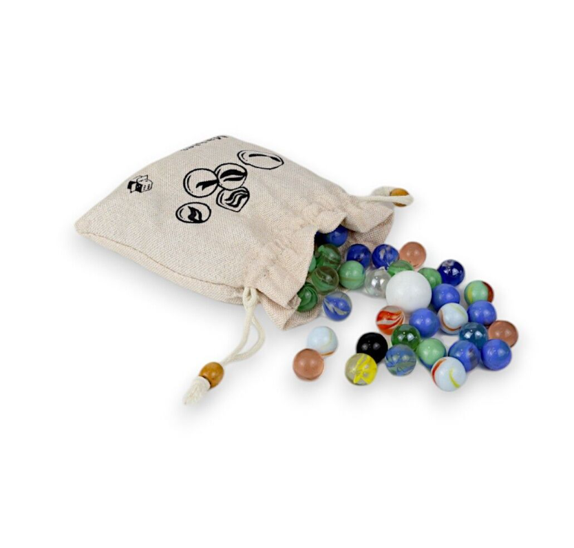 Let's Play Games Bag of Marbles 100pc