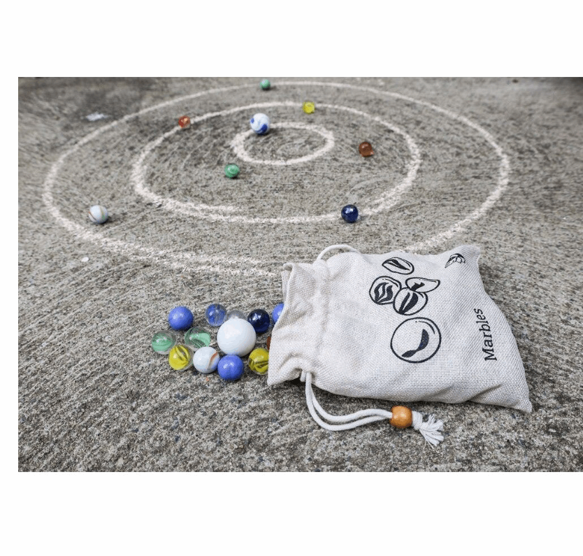 Let's Play Games Bag of Marbles 100pc