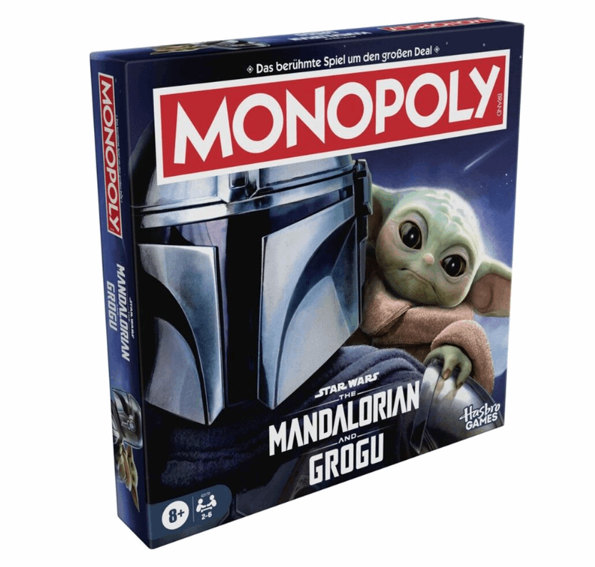 Hasbro Games Monopoly Star Wars Mandalorian and Grogu