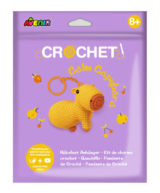 Avenir Crochet Keychain Calm Capybara