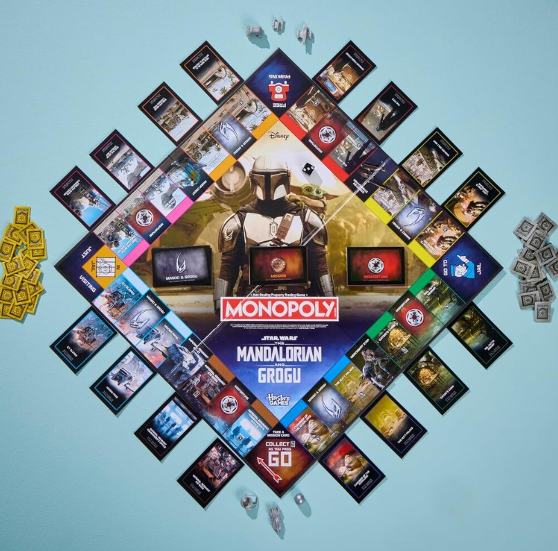 Hasbro Games Monopoly Star Wars Mandalorian and Grogu