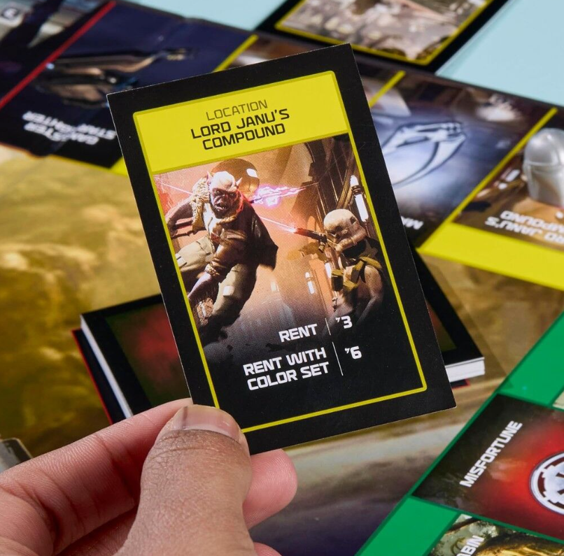 Hasbro Games Monopoly Star Wars Mandalorian and Grogu