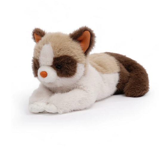 One Love Caramel Cat Weighted Plush