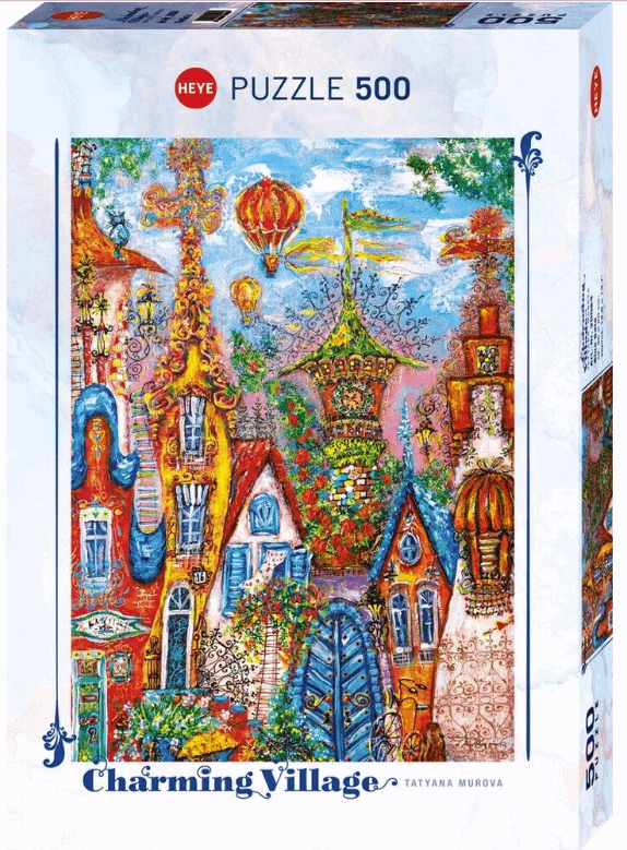 Charming Village Blue Gate 500pc Heye Puzzle