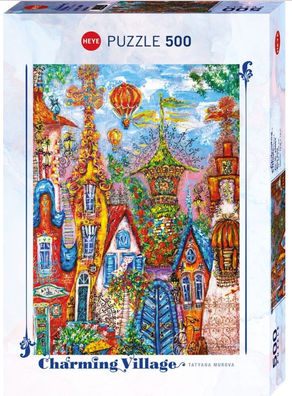 Charming Village Blue Gate 500pc Heye Puzzle