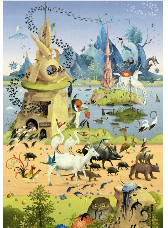Take A Trip Hieronymus Bosch 500pc Heye Puzzle