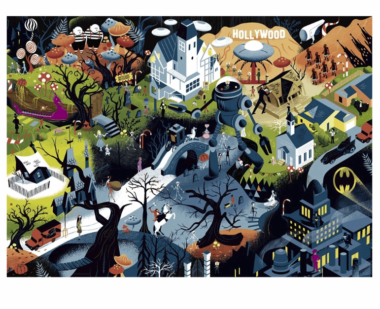 Movie Masters Tim Burton 1000pc Heye Puzzle