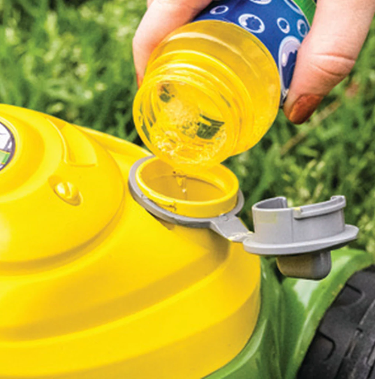 John Deere Bubble-N-Go Mower toy mower