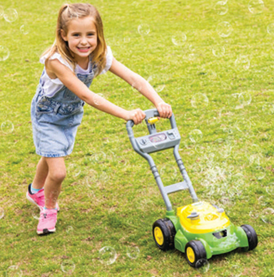 John Deere Bubble-N-Go Mower toy mower