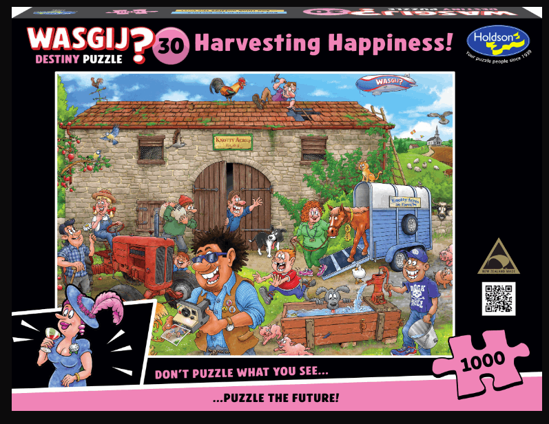 Wasgij Destiny Puzzle #30 Harvesting Happiness 1000pc