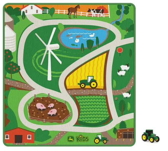 John Deere Playmat with Mini Vehicle playmat