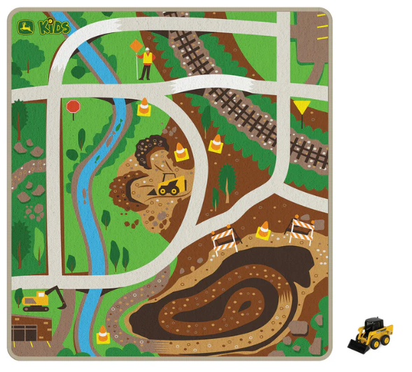 John Deere Playmat with Mini Vehicle playmat