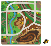 Load image into Gallery viewer, John Deere Playmat with Mini Vehicle
