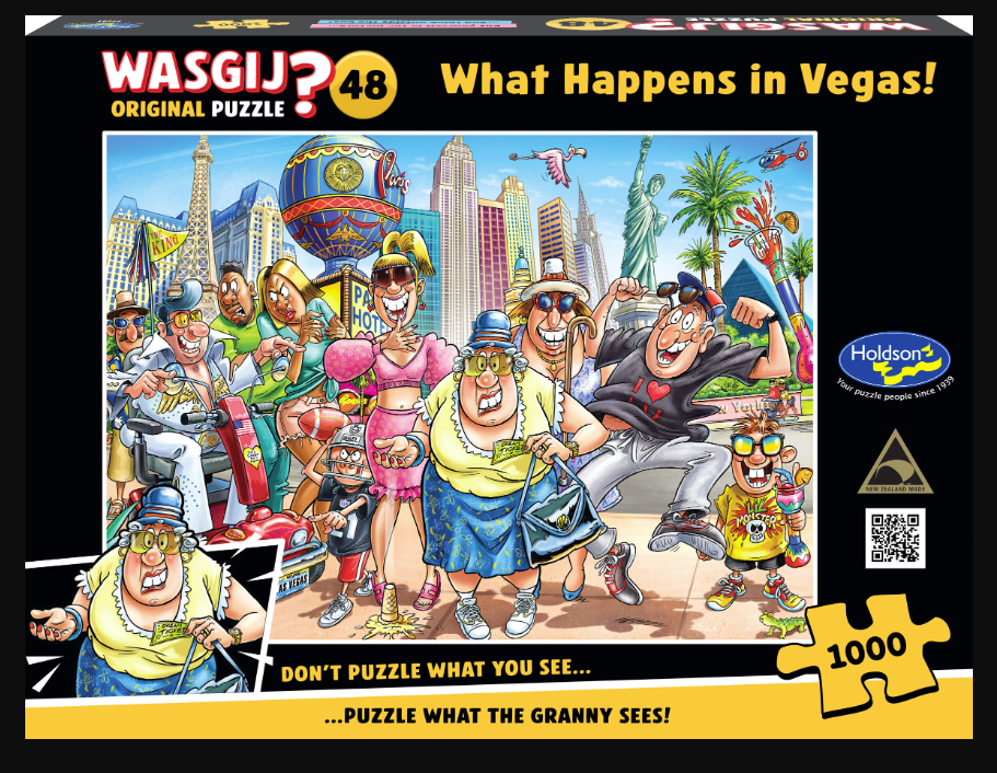 Wasgij Orignal Puzzle #48 What Happens In Vegas 1000pc
