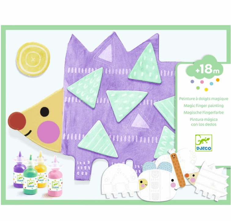 Djeco Small Forms Magic Finger Painting Set