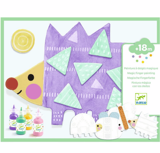 Djeco Small Forms Magic Finger Painting Set