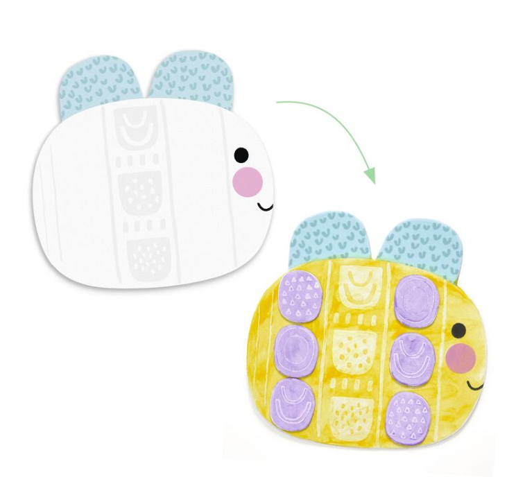 Djeco Small Forms Magic Finger Painting Set