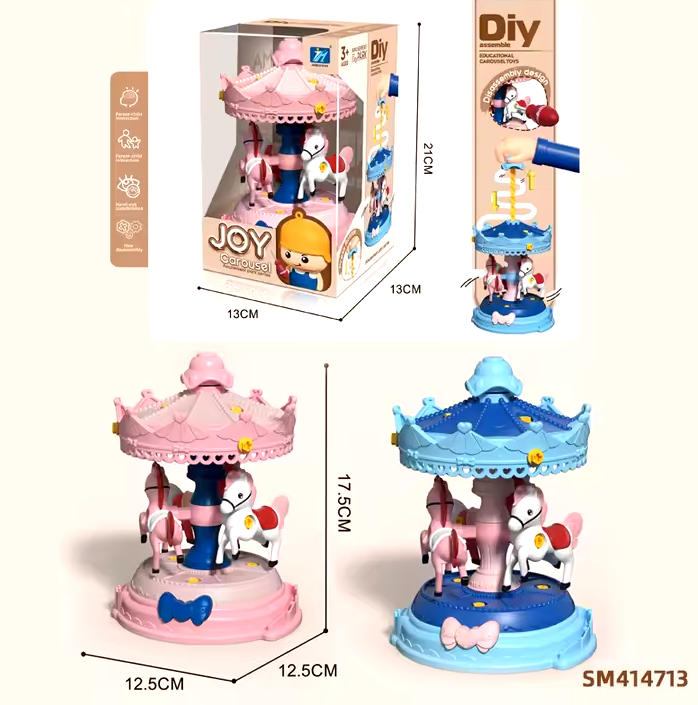 Joy Amusement Park Series Carousel playset