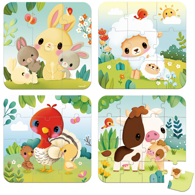 Janod  Progressive Puzzle Farm