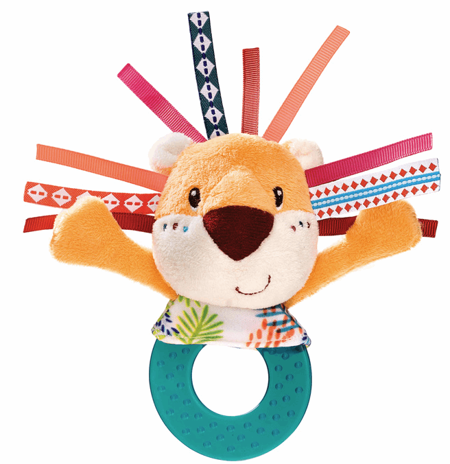 Lilliputiens Jack Teething Rattle