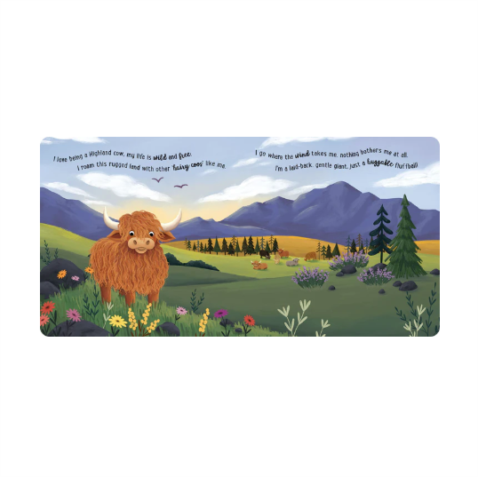 I Love Being A Highland Cow Padded Board Book