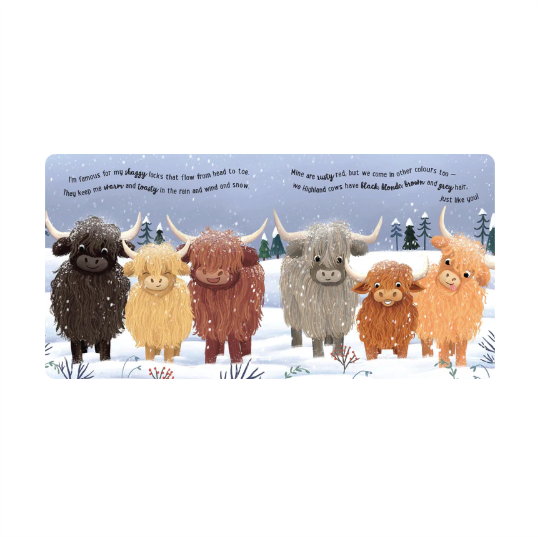 I Love Being A Highland Cow Padded Board Book